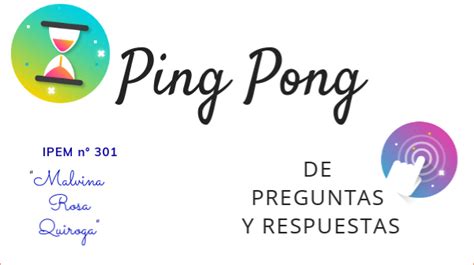 pin pon juego preguntas|Preguntas para pinpon